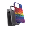 Vibrant Rainbow Pride Art iPhone Case - Celebrate LGBTQ Inclusivity - Image 50