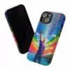 Bold Gay Power Rainbow Painting iPhone Case - Celebrate LGBTQ Pride - Image 2