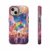 Vibrant Pride Parade Rainbow Street iPhone Case - Celebrate LGBTQ Pride - Image 24