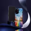 Rainbow Cityscape Phone Case - Celebrate Pride -1 - Image 13