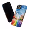 Rainbow Cityscape Phone Case - Celebrate Pride -1 - Image 56