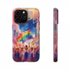 Vibrant Pride Parade Rainbow Street iPhone Case - Celebrate LGBTQ Pride - Image 44