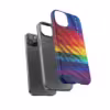 Vibrant Rainbow Pride Art iPhone Case - Celebrate LGBTQ Inclusivity - Image 42