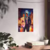 Elegant gay men on a moonlit street Fine Art Posters - Image 4
