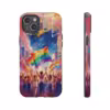 Vibrant Pride Parade Rainbow Street iPhone Case - Celebrate LGBTQ Pride - Image 58