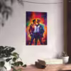 Vibrant gay men dancing together 2 Fine Art Posters - Image 4