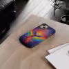 Bold A Phoenix Rising from Flames iPhone Case - Symbol of LGBTQ Resilience - Image 23