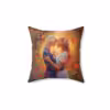 Lesbian Summer Love Throw Pillow - Celebrate Love & Pride - Image 2