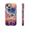 Vibrant Pride Parade Rainbow Street iPhone Case - Celebrate LGBTQ Pride - Image 20