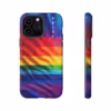Vibrant Rainbow Pride Art iPhone Case - Celebrate LGBTQ Inclusivity - Image 48