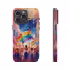 Vibrant Pride Parade Rainbow Street iPhone Case - Celebrate LGBTQ Pride - Image 67