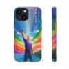 Bold Gay Power Rainbow Painting iPhone Case - Celebrate LGBTQ Pride - Image 10