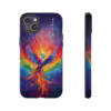 Bold A Phoenix Rising from Flames iPhone Case - Symbol of LGBTQ Resilience - Image 55