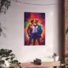Vibrant gay men dancing together 2 Fine Art Posters - Image 7