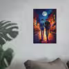 Elegant gay men on a moonlit street 3 Fine Art Posters - Image 6