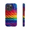Vibrant Rainbow Pride Art iPhone Case - Celebrate LGBTQ Inclusivity - Image 64