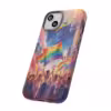 Vibrant Pride Parade Rainbow Street iPhone Case - Celebrate LGBTQ Pride - Image 25
