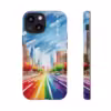 Rainbow Cityscape Phone Case - Celebrate Pride -1 - Image 8