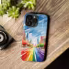 Rainbow Cityscape Phone Case - Celebrate Pride -1 - Image 66