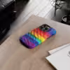 Vibrant Rainbow Pride Art iPhone Case - Celebrate LGBTQ Inclusivity - Image 35