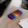 Vibrant Rainbow Pride Art iPhone Case - Celebrate LGBTQ Inclusivity - Image 31