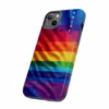 Vibrant Rainbow Pride Art iPhone Case - Celebrate LGBTQ Inclusivity - Image 37