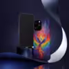 Bold A Phoenix Rising from Flames iPhone Case - Symbol of LGBTQ Resilience - Image 13