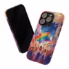 Vibrant Pride Parade Rainbow Street iPhone Case - Celebrate LGBTQ Pride - Image 62