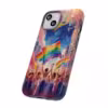 Vibrant Pride Parade Rainbow Street iPhone Case - Celebrate LGBTQ Pride - Image 21