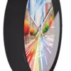 Personalizable LGBTQ Pride Street Wall Clock with Custom Message - Image 5