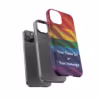 Personalizable LGBTQ Pride Phone Case with Custom Message - Image 42