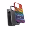 Personalizable LGBTQ Pride Phone Case with Custom Message - Image 50