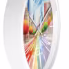 Personalizable LGBTQ Pride Street Wall Clock with Custom Message - Image 3