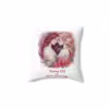 Personalizable Lesbian Pride Floral Pillow with Custom Message - Image 5