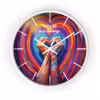 Personalizable LGBTQ Pride Wall Clock with Custom Message - Image 2