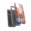 lesbian walking down the street Abstract watercolour IPhone Cases 2 - Image 35
