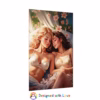 Beautiful Erotic lesbian laying on a bed 5 Rolled Posters - Image 7