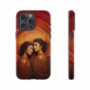 Beautiful lesbian line art latin women IPhone Cases 5 - Image 67