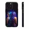 Cyberpunk lesbian women back to back hair morphing IPhone Cases 1 - Image 9
