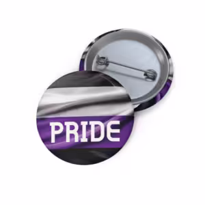 Asexual Pin Buttons
