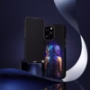 Cyberpunk lesbian women back to back hair morphing IPhone Cases 1 - Image 12
