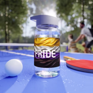Non-Binary Pride Flag Tritan Water Bottle
