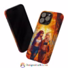 Beautiful Nerdy lesbian women in Autumn Leaves IPhone Cases - Image 71