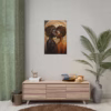 Beautiful African Lesbian surrounded by abstract swirling lines Rolled Posters 2 - Image 36