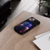 Cyberpunk lesbian women back to back hair morphing IPhone Cases 1 - Image 20