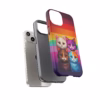 Kawaii Cats colour of the lesbian flag Kawaii art IPhone Cases 2 - Image 23