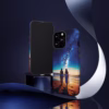 Beautiful lesbian walking on the beach and looking to a milkyway IPhone Cases 1 - Image 12