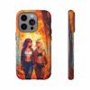 Beautiful Nerdy lesbian women in Autumn Leaves IPhone Cases - Image 29