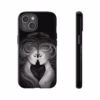 Beautiful lesbian Black and white line art European women IPhone Cases - Image 49