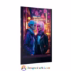 Cyberpunk lesbian women at Coffee Shop Window - Rolled Posters 1 - Image 23